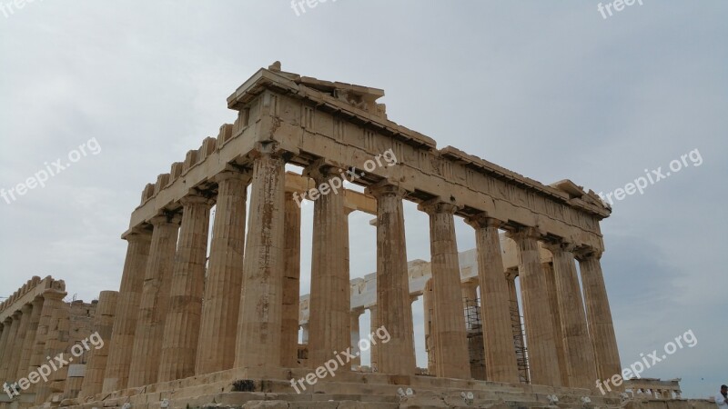 Athens Greece Ancient Acropolis Temple