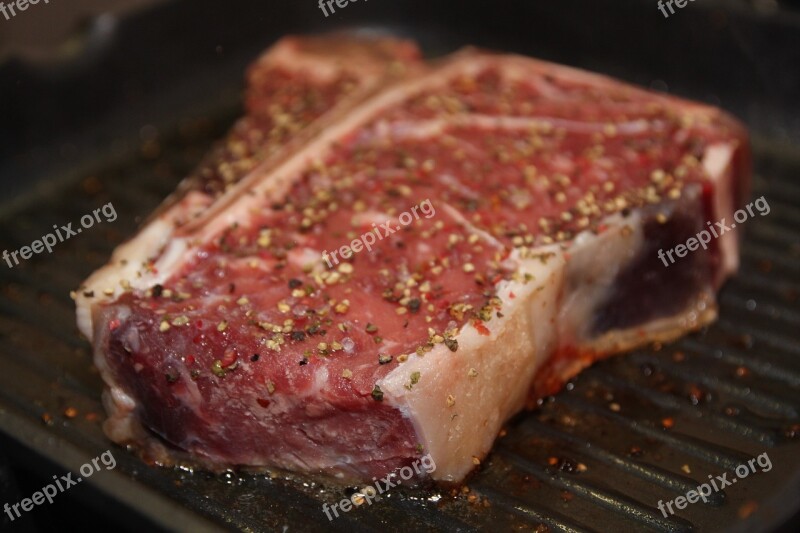 Steak Porterhouse Barbecue Marinated Free Photos