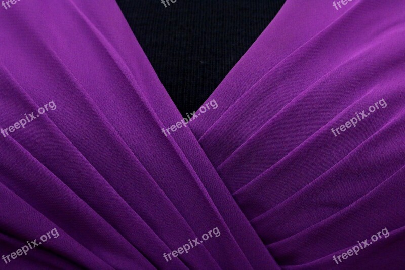 Pleated Bodice Violet Fashion Pleats