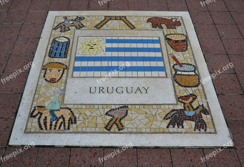 Uruguay Team Emblem Rugby Soccer Icon