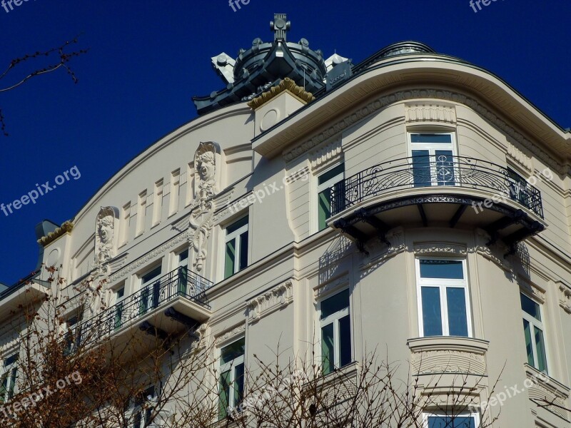 American Embassy Viennese Art Nouveau Style Freedom Square Budapest Hungary