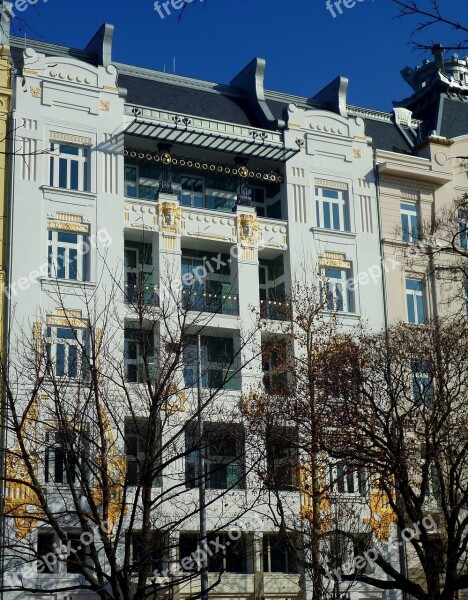 American Embassy Viennese Art Nouveau Style Freedom Square Budapest Hungary