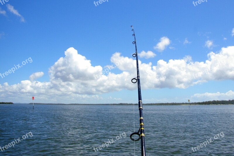 Fishing Sky Sea River Fox