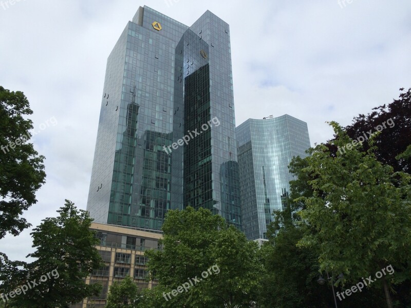 Commerzbank Bank Frankfurt Skyscrapers Skyscraper