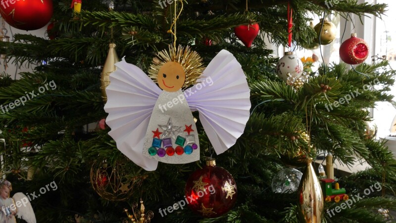 Christmas Christmas Tree Angel Fir Tree Christmas Decoration