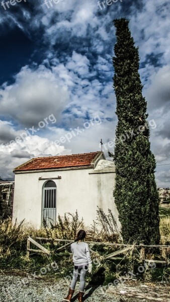 Cyprus Tochni Church Cypress Child