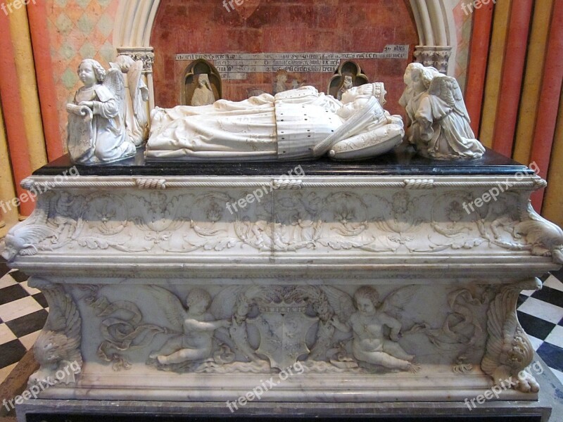 Tomb Of The Children Of France Tours Cathedral Effigy Renaissance Sculpture