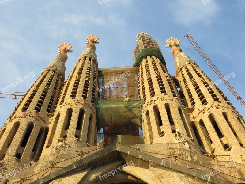 Barcelona Gaudi Spain Catalonia Building