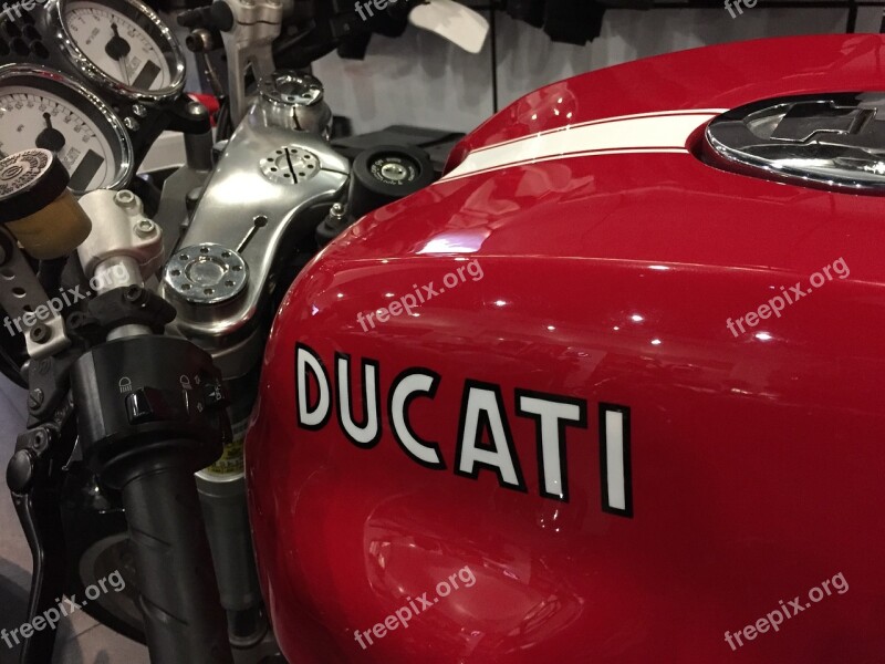 Motorcycle Ducati Moto Motorbike Italian