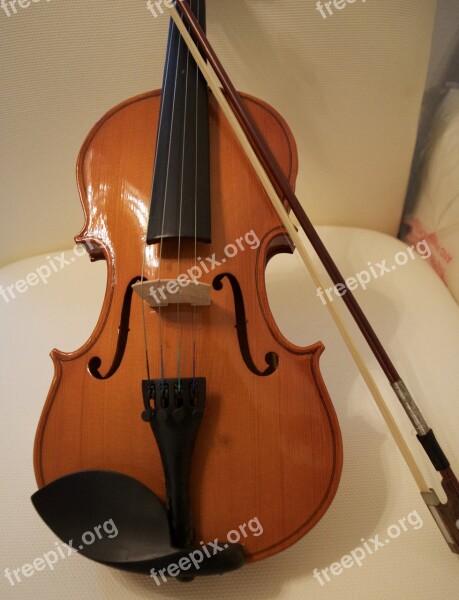 Violin Bow Bridge Student Instrument Free Photos