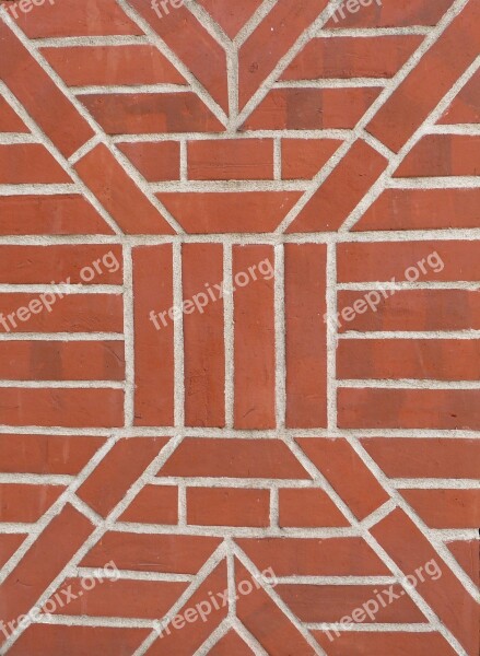 Brick Clinker Pattern Hauswand Facade