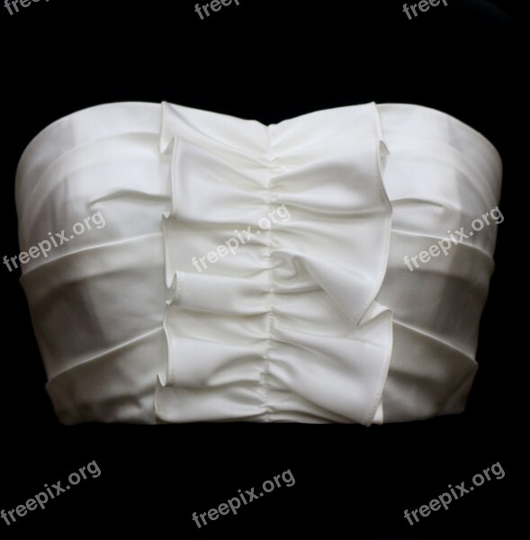 Bodice Ruffled Tuxedo Fashion Couture