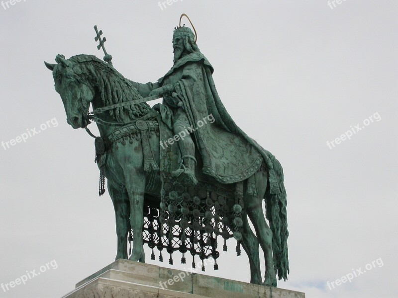 King Stephan Hungary Castle Budapest Budapest Free Photos