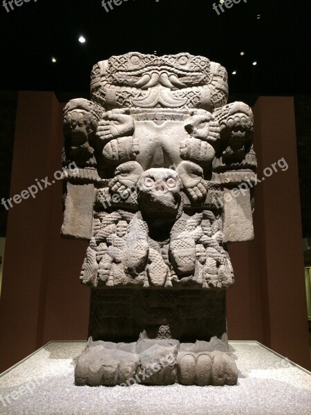 Museum Aztecs Museum Of Anthropology Mexico Free Photos