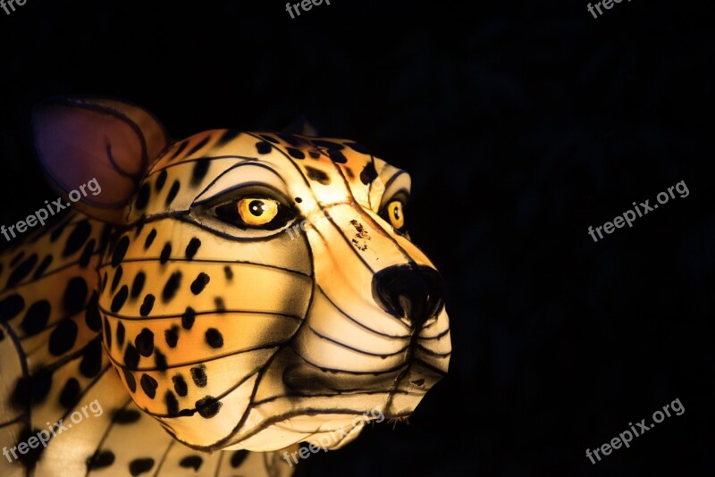 Jaguar Light Animal Head Muzzle