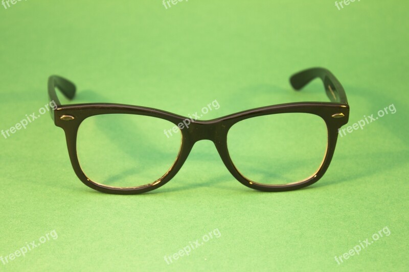 Glasses Black Green Sight Free Photos