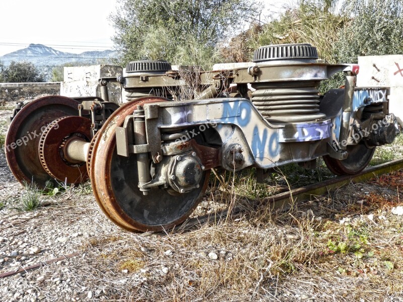 Boje Train Railway Axis Wheels