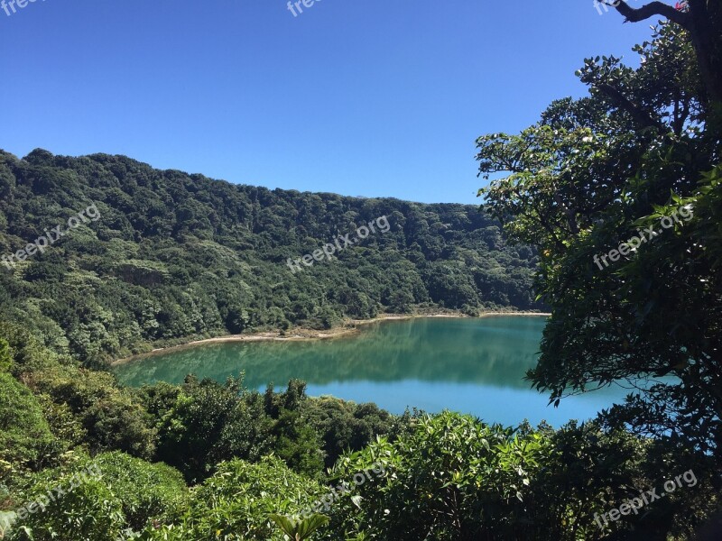 Volcano Poas Volcano Costa Rica Travel Laguna