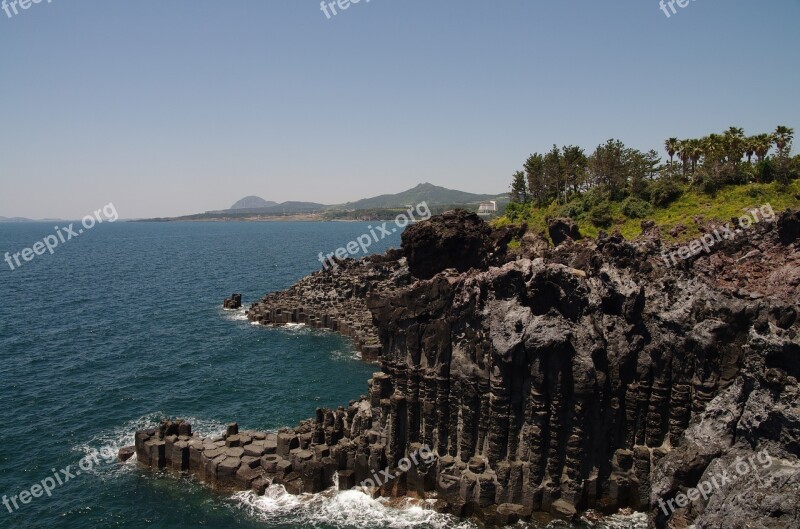 Jeju Island Beach Jeju Sea Jeju Island Beach Free Photos