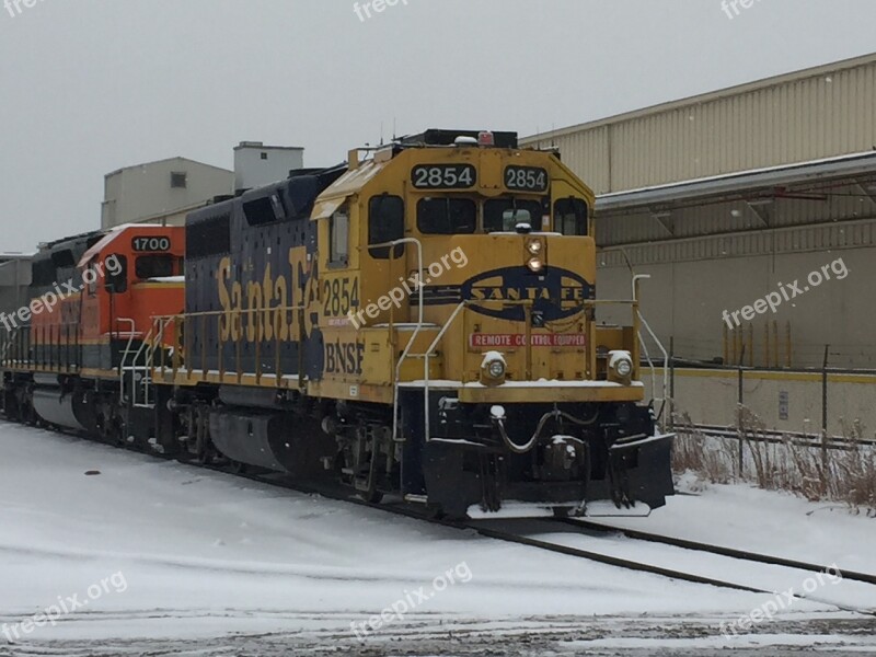 Engine Santafe Bnsf Free Photos