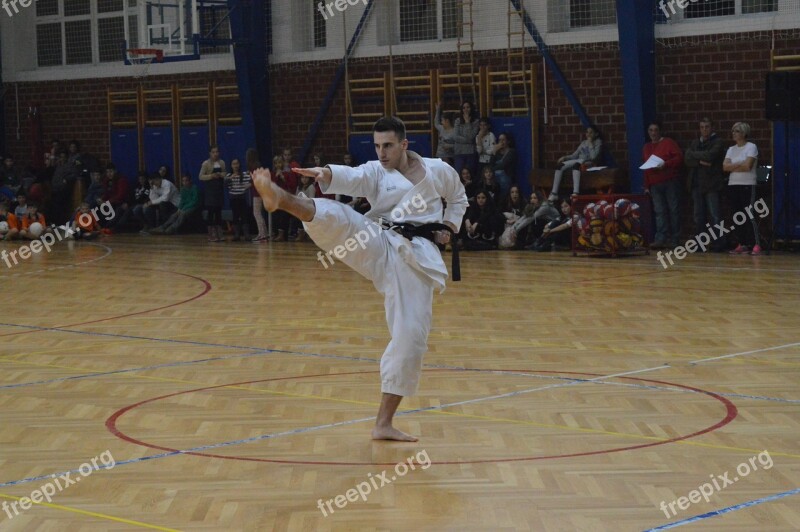 Sport Karate Training Man Boy