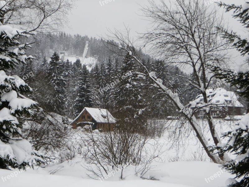 Winter Snow Snow Landscape White Landscape