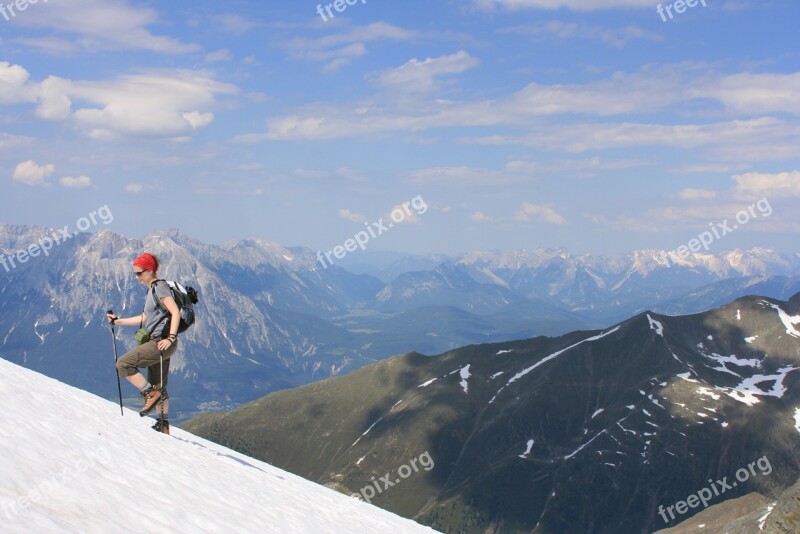 Mountain Snow Nature Alpine Landscape