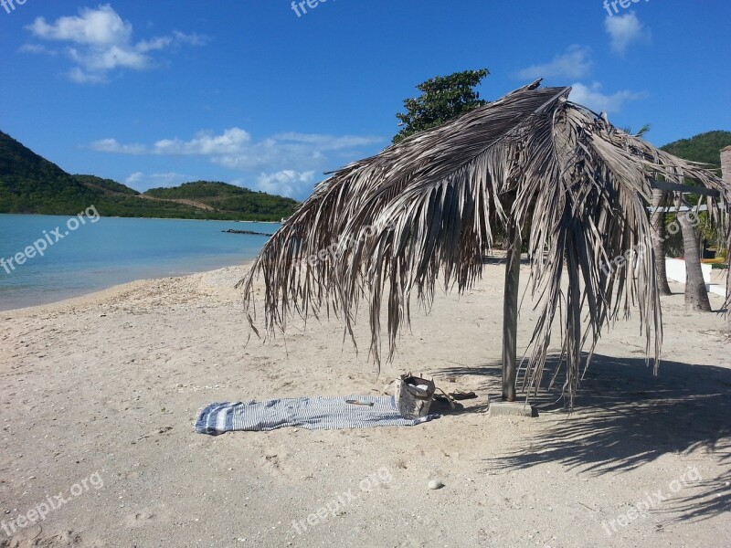 Beach Time Beach Antigua Caribbean Free Photos