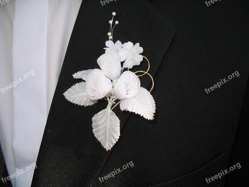 Buttonhole Bridegroom Wedding Flower Groom