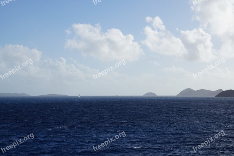 British Virgin Islands Overseas Island Sea Sky