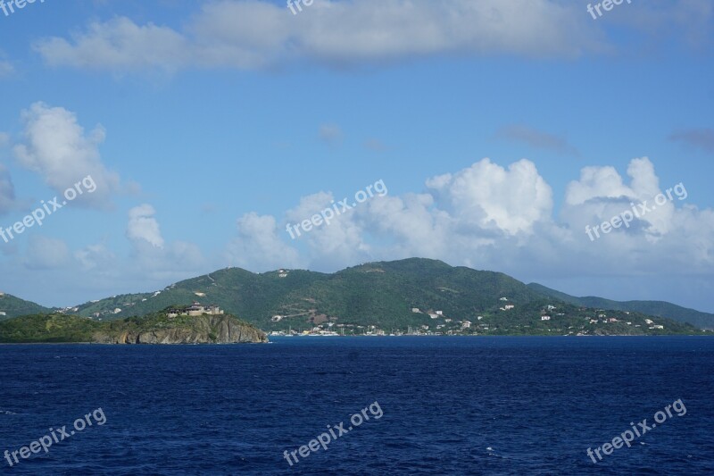 British Virgin Islands Overseas Island Sea Sky