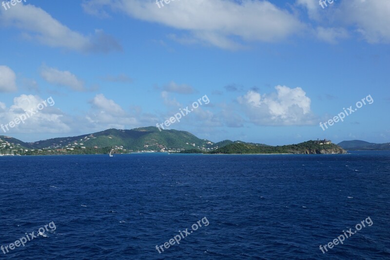 British Virgin Islands Overseas Island Sea Sky