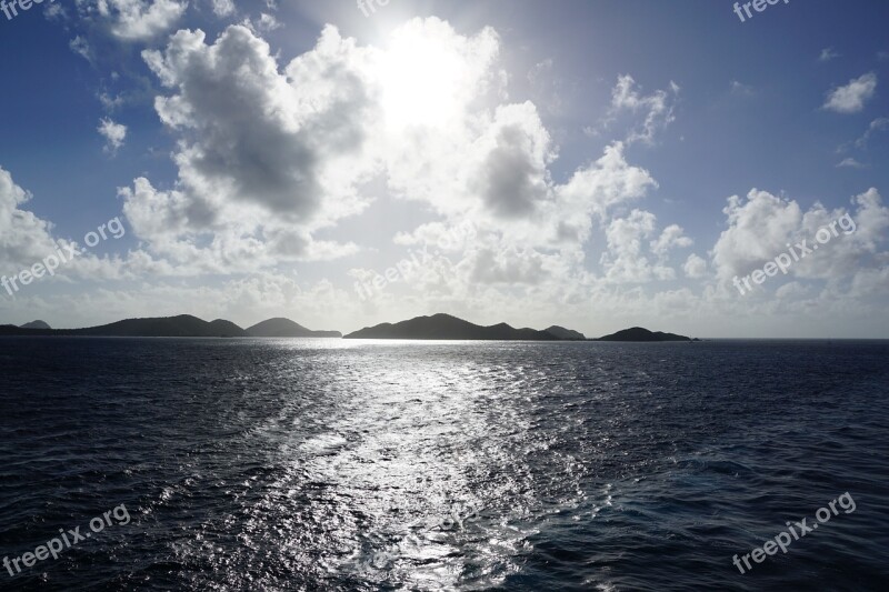 British Virgin Islands Overseas Island Sea Sky