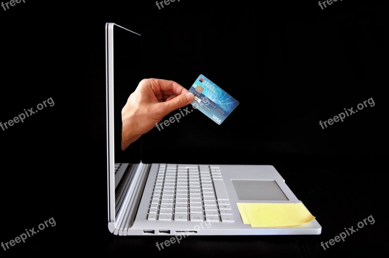 Online Shopping Credit Card Computer