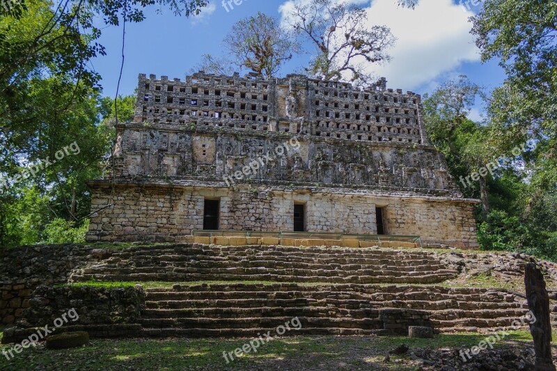 Mexico Archaeology Architecture Pyramid Old