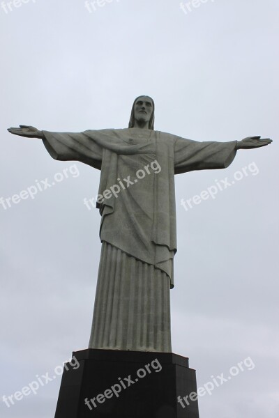 Christ The Redeemer Statue Brazil Corcovado Paul Landowski The National Park Of Tijuca