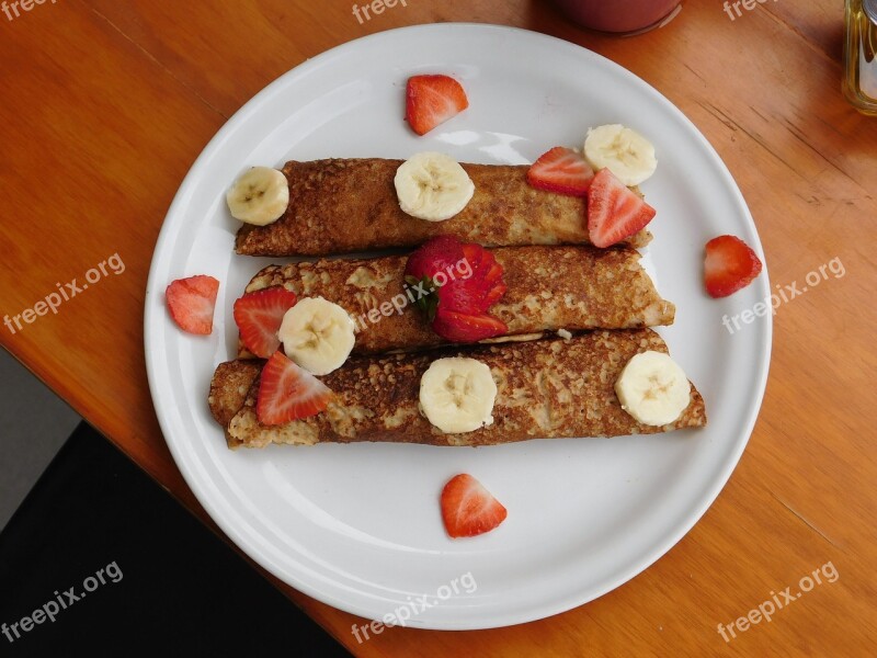 Breakfast Banana Food Fresh Bananas