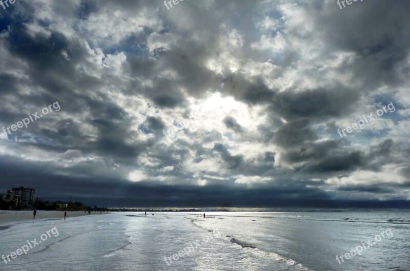 Florida Sky Landscape Water Clouds