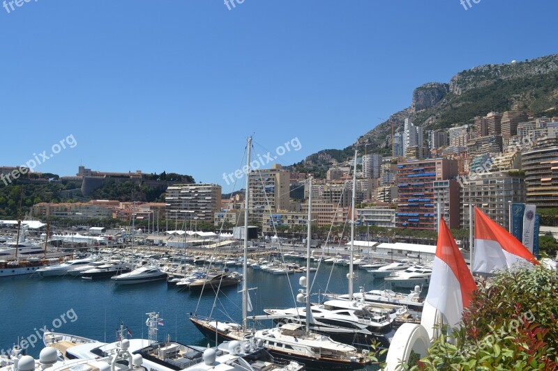 Monaco French Riviera Mediterranean France Sunshine