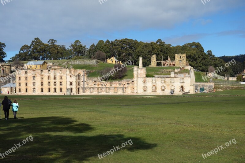 Port Arthur Ruins Prison Landscape