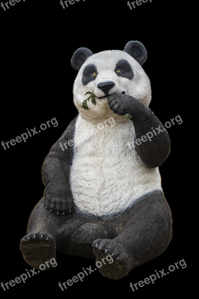 Statue Animal Sculpture Panda Bear Free Photos