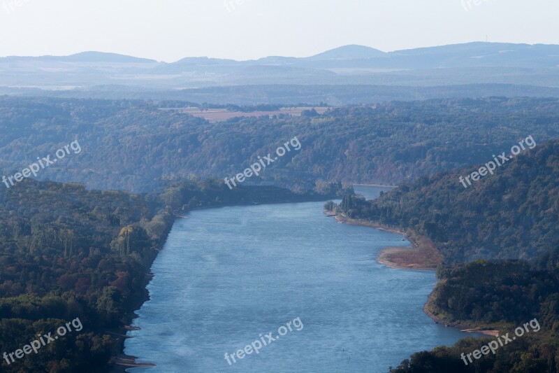 Rhine Siebengebirge River Water Nature