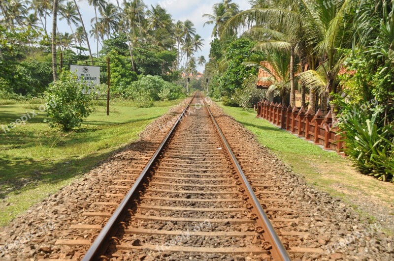 Railway Train Railways Railway Line Rail