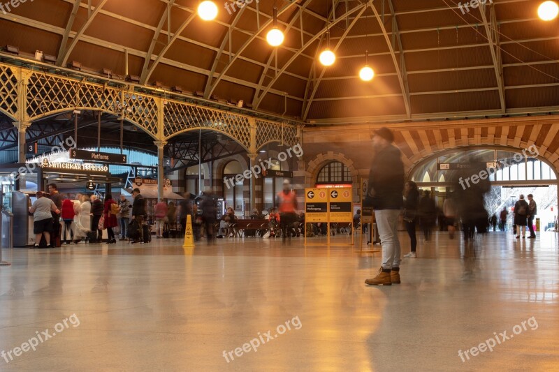 Train Station Central Person Terminal