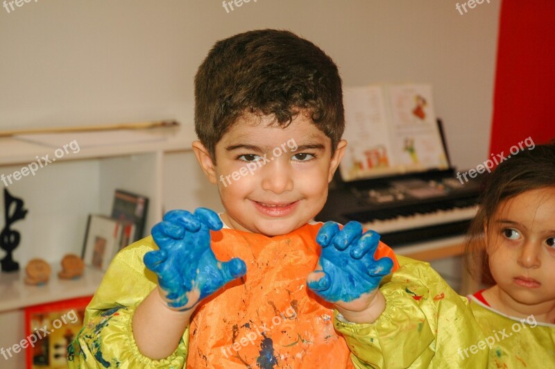 Child Colors Iran Tehran Paint