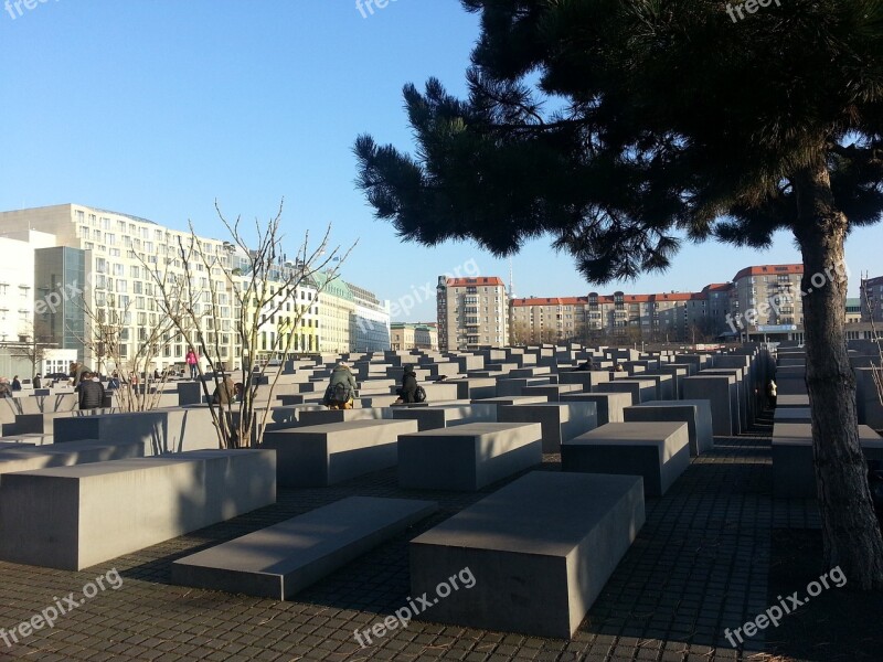 Holocaust Berlin Capital Stelae Holocaust Memorial