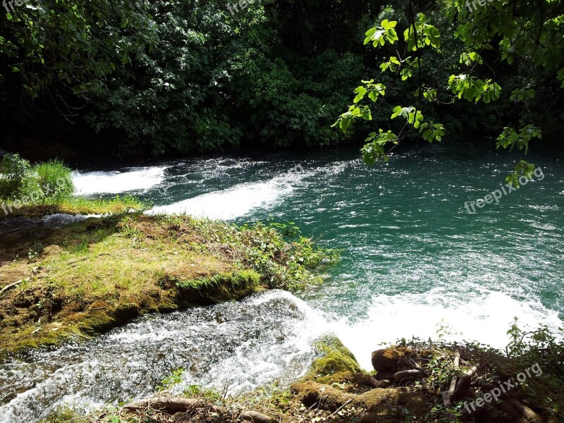 Falls Krk Croatia National Park Dalmatia