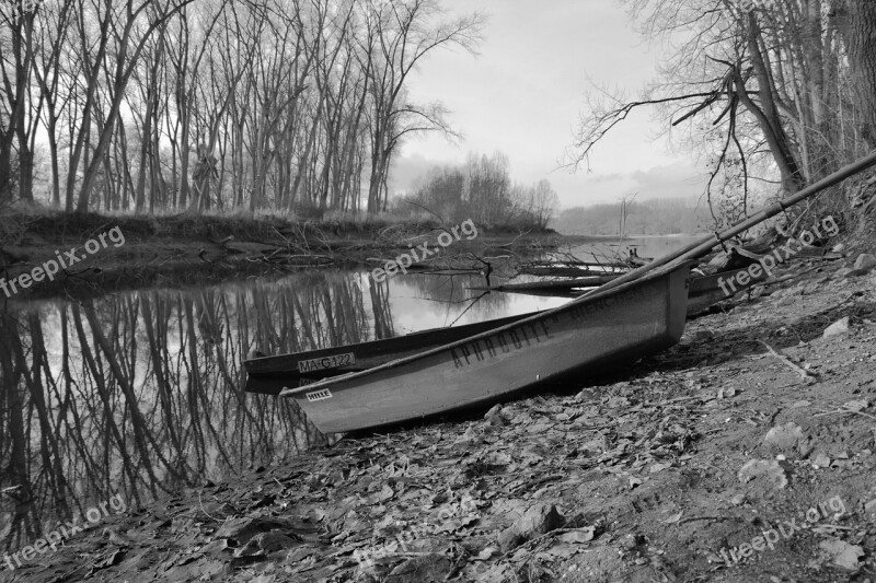 Old Rhine Nature Kahn Water Winter