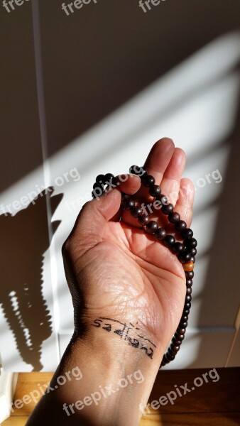 Yoga Mala Prayer Beads Hand Beads