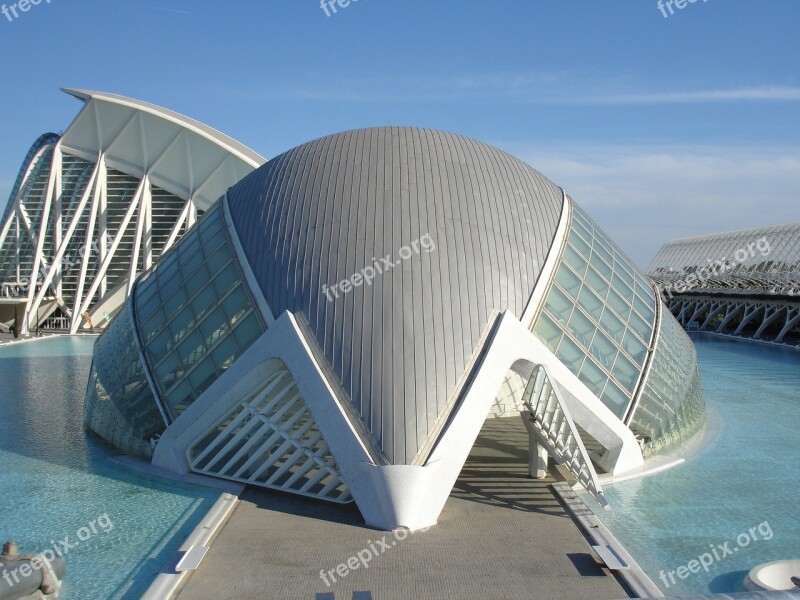 Oceanografic Architecture Valencia Spain Free Photos